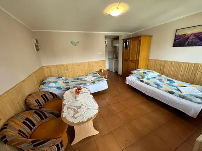 Łóżko lub łóżka w pokoju w obiekcie Ośrodek Wypoczynkowy Lido Noclegi