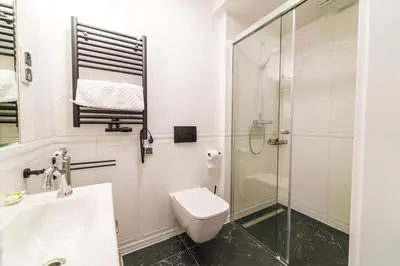Łazienka w obiekcie Hotel Piast