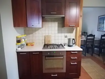 Kuchnia lub aneks kuchenny w obiekcie Zofijówka