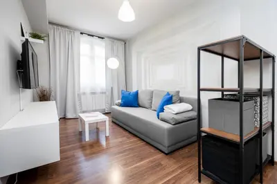 Telewizja i/lub zestaw kina domowego w obiekcie Apartamenty Gemini