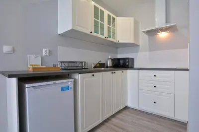 Kuchnia lub aneks kuchenny w obiekcie Apartamenty Gemini