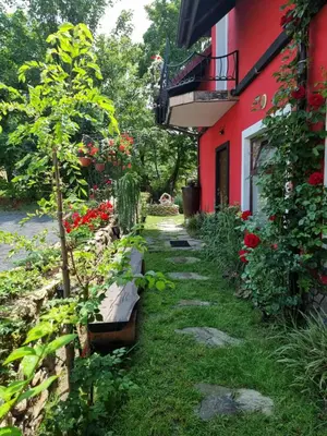 Ogród w obiekcie Apartamenty u Bodzia