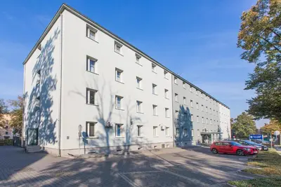 Budynek, w którym mieści się hotel
