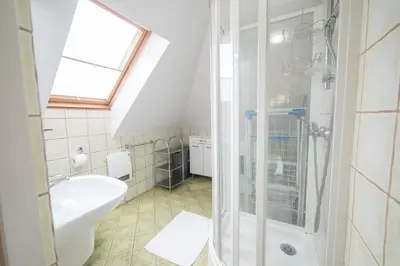 Łazienka w obiekcie Apartament przy Deptaku z miejscem parkingowym