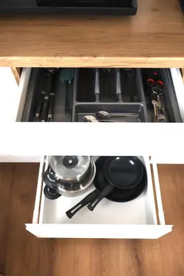 Kuchnia lub aneks kuchenny w obiekcie Apartamenty Pod Lwami