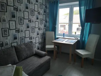 Część wypoczynkowa w obiekcie Apartamenty Hejszowina