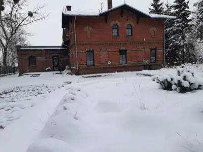 Obiekt Pokoje gościnne Winnica Celtica zimą