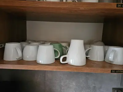 Zestaw do parzenia kawy i herbaty w obiekcie Pokoje gościnne Winnica Celtica