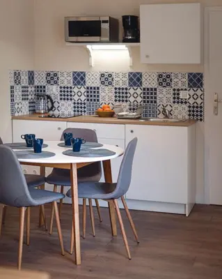 Kuchnia lub aneks kuchenny w obiekcie APARTAMENTY 