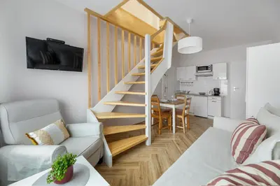 Kuchnia lub aneks kuchenny w obiekcie APARTAMENTY 