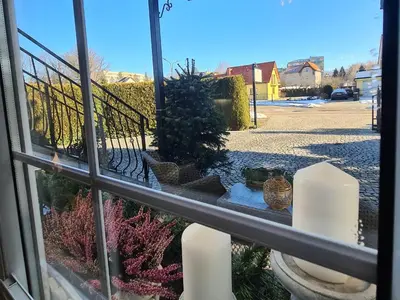 Balkon lub taras w obiekcie APARTAMENTY 