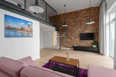 Telewizja i/lub zestaw kina domowego w obiekcie Easy Apartments Wrocław