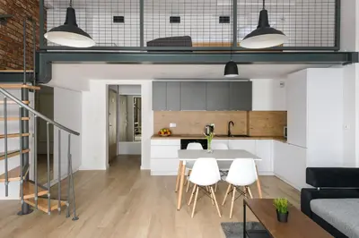Kuchnia lub aneks kuchenny w obiekcie Easy Apartments Wrocław