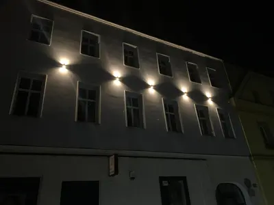 Budynek, w którym mieści się apartament