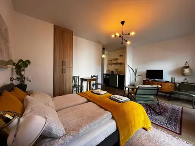 Część wypoczynkowa w obiekcie Dmowskiego 13 Tectum Apartments