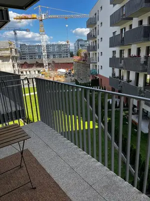 Balkon lub taras w obiekcie Dmowskiego 13 Tectum Apartments