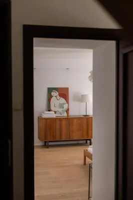 Łóżko lub łóżka w pokoju w obiekcie Święty Spokój