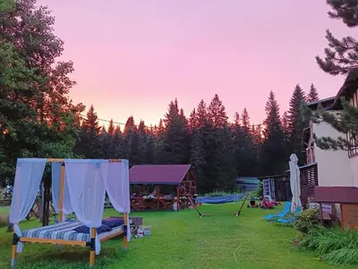 Ogród w obiekcie Leśny Domek