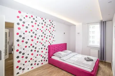 Łóżko lub łóżka w pokoju w obiekcie Star4You Apartments