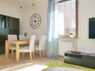 Telewizja i/lub zestaw kina domowego w obiekcie Przy Rynku