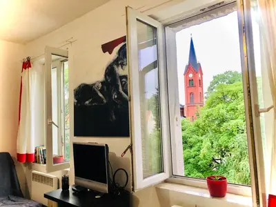 Telewizja i/lub zestaw kina domowego w obiekcie ART mieszkanie blisko dworca PKP Walbrzych Miasto