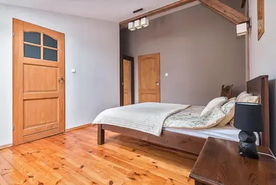 Łóżko lub łóżka w pokoju w obiekcie Villa Oranje