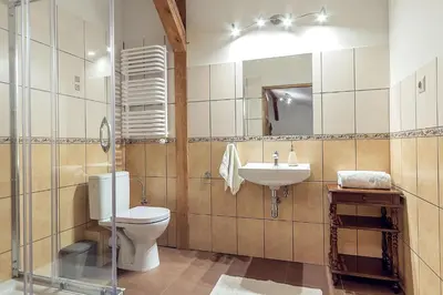 Łazienka w obiekcie Villa Oranje