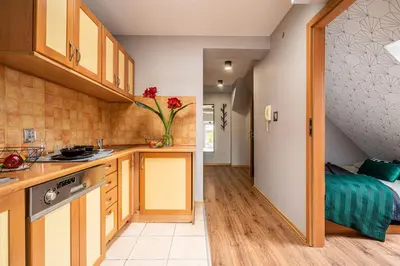 Kuchnia lub aneks kuchenny w obiekcie Absynt Hostel Wrocław