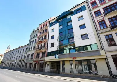 Budynek, w którym mieści się hostel
