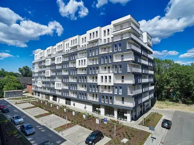 Budynek, w którym mieści się apartament