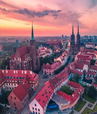 Widok na miasto Wrocław z tego apartamentu