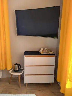 Telewizja i/lub zestaw kina domowego w obiekcie Willa Diament