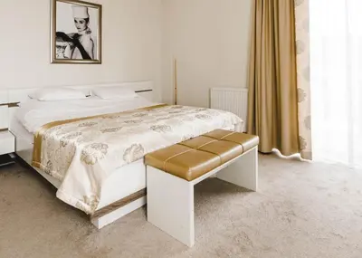 Łóżko lub łóżka w pokoju w obiekcie Hotel Court Wellness&Spa