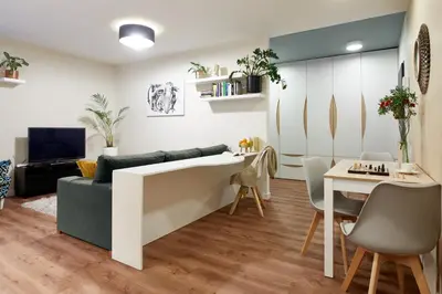 Część wypoczynkowa w obiekcie Cleopatra Apartment