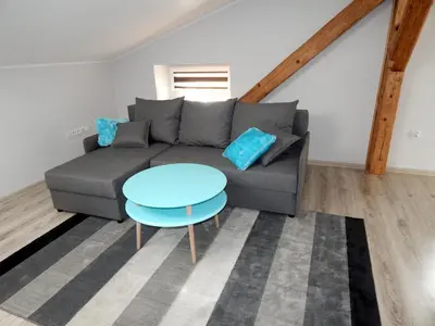Część wypoczynkowa w obiekcie Apartamenty 