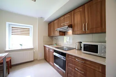 Kuchnia lub aneks kuchenny w obiekcie Apartamenty 