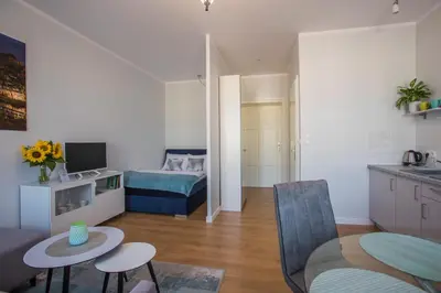 Telewizja i/lub zestaw kina domowego w obiekcie Proseco Apartments -Self check-in-
