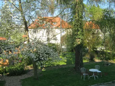 Ogród w obiekcie Apartament na Rybnej