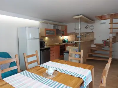 Kuchnia lub aneks kuchenny w obiekcie Apartament na Rybnej