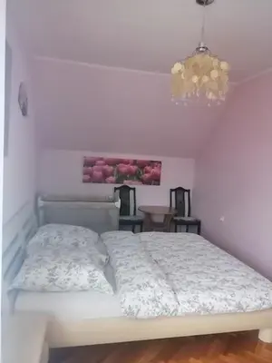 Łóżko lub łóżka w pokoju w obiekcie villa