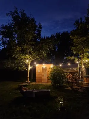 Ogród w obiekcie Domki Radków - Skibin