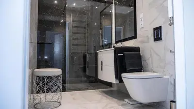 Łazienka w obiekcie Apartament Wrocławska 29