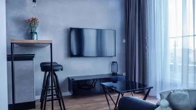 Telewizja i/lub zestaw kina domowego w obiekcie Apartament Wrocławska 29