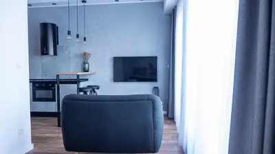 Telewizja i/lub zestaw kina domowego w obiekcie Apartament Wrocławska 29