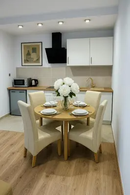 Kuchnia lub aneks kuchenny w obiekcie TK Apartments Spiżowa