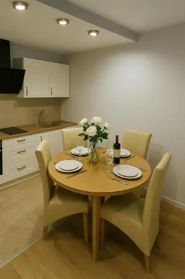 Kuchnia lub aneks kuchenny w obiekcie TK Apartments Spiżowa