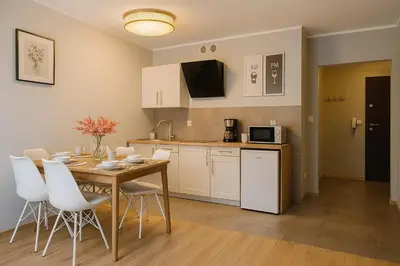 Kuchnia lub aneks kuchenny w obiekcie TK Apartments Spiżowa