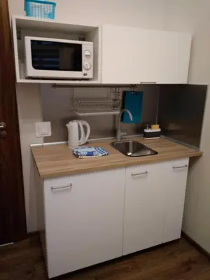 Kuchnia lub aneks kuchenny w obiekcie noclegi Wieckowskiego