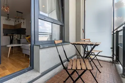 Plan piętra w obiekcie Apartament OdraTower (wroc4night)