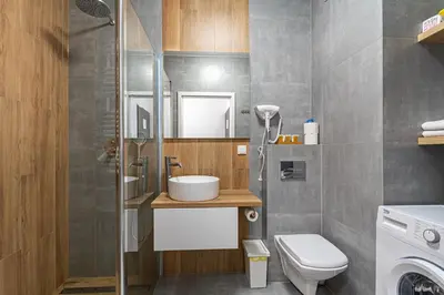 Łazienka w obiekcie Apartament OdraTower (wroc4night)